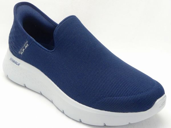 スケッチャーズSKECHERSスケッチャーズ GO WALK FLEX NO HANDS 216491-NVY｜男の大きな靴の専門店 ビッグ・ビー