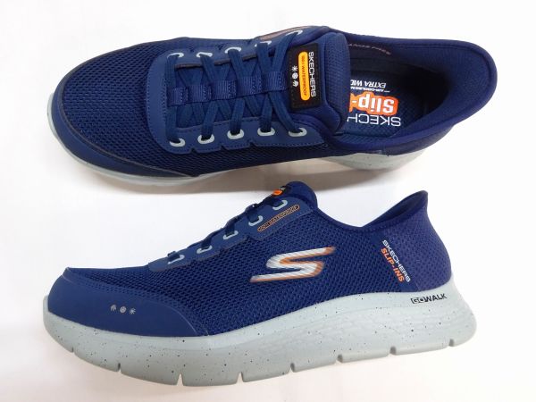 スケッチャーズ GO WALK FLEX-100％WATERPROOF 216330-NVY